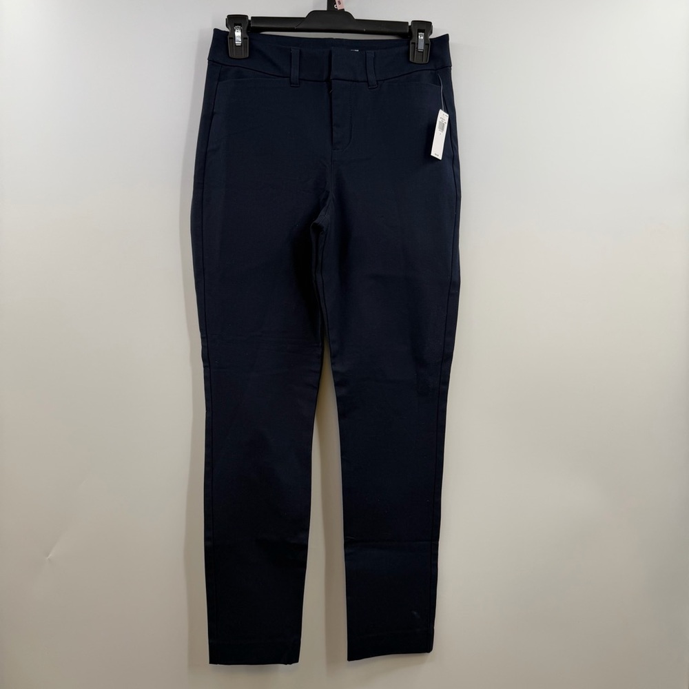 Old Navy Pixie Skinny Ankle Pants Navy High Rise Women Size 2 NWT